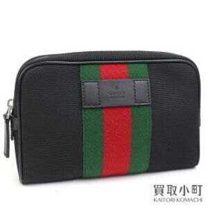 Gucci Techno Canvas Belt Bag Black Web Stripe